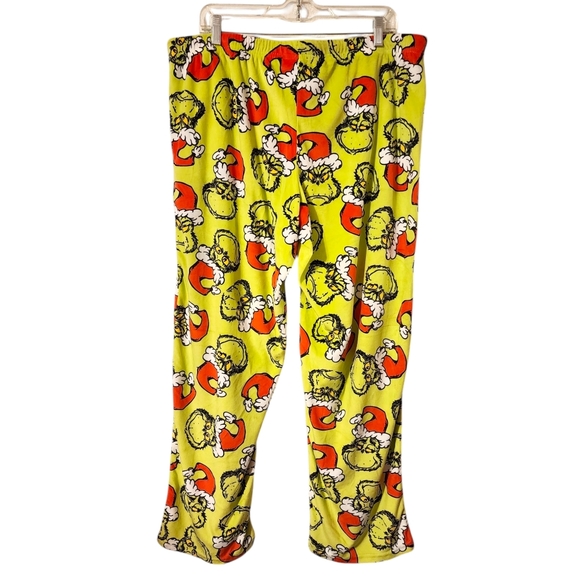 Dr. Seuss Women's The Grinch Who Stole Christmas Velour Sleep Pants - Picture 4 of 11